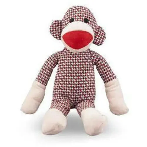 ---Nandog Pet Gear My BFF Collection Monkey Plush Dog Toy with Squeaker