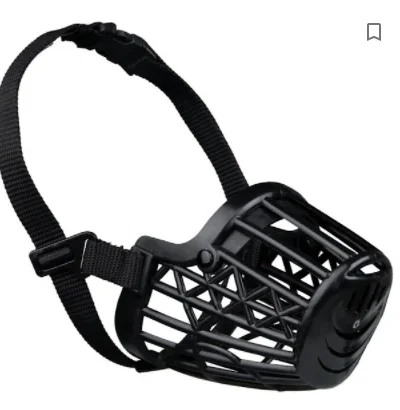 - Automatic induction pet water dispenserMuzzle, Plastic L-XL 36cm, Black