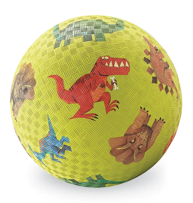 - Car dog seat belt7 inch Playground Ball - Dinosaurs Green