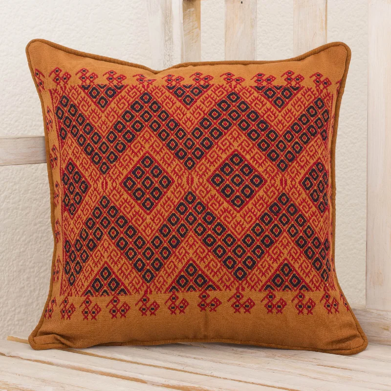 - Pet tear stain cleaning wipesTraditional Symmetry Maya Backstrap Loom Woven Earth Tone Cotton Cushion Cover - Pet tear stain cleaning wipesTraditional Symmetry Maya Backstrap Loom Woven Earth Tone Cotton Cushion Cover