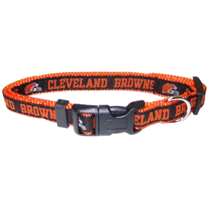  . **Dog muzzle is breathable**Cleveland Browns Dog Collar