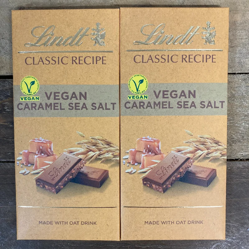 - Teething and chewing toys for puppies3x Lindt Classic Recipe Vegan Caramel Sea Salt Chocolate Bars (3x100g) - Teething and chewing toys for puppies3x Lindt Classic Recipe Vegan Caramel Sea Salt Chocolate Bars (3x100g)