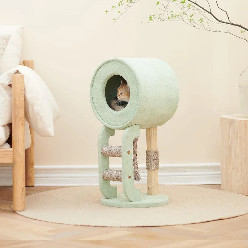 - Climbing pet constant temperature heating padPetsbelle Avia Solid Wood Cat Tree