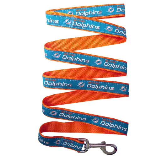  . **Pet food bowl is anti-slip design**Miami Dolphins Dog Leash