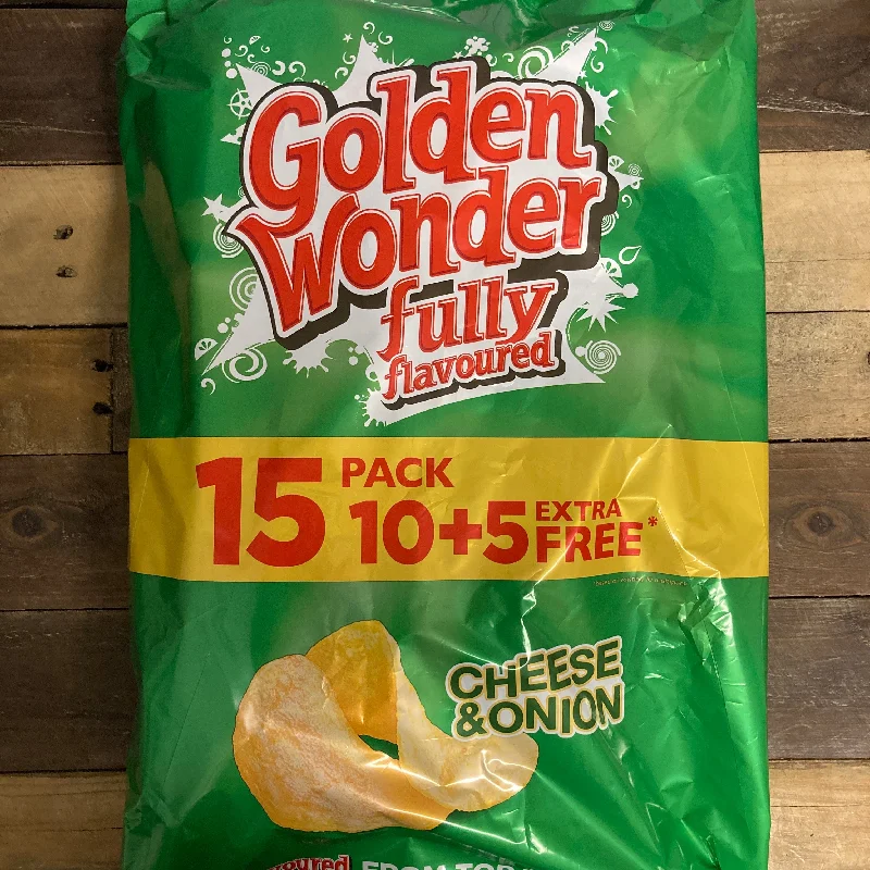  -Anti-slip claw protection raincoat FOR dogs15x Golden Wonder Cheese & Onion Crisps (15x25g)