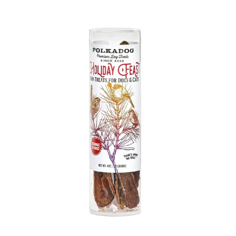 - Foldable and portable cat bagPolka Dog Holdiay Tube Holiday Feast Pork Kidney Dog Cat Treats 4oz
