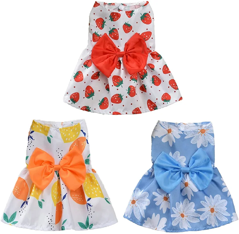 - Natural latex pet mattressKUTKUT 3 Pcs Dog Dress for Small Dogs Girl, Princess Puppy Dress with Bow for Yorkie Maltese, Summer Pet Clothes Dog Tutu Skirt, Doggie Outfits Cat Apparel - Natural latex pet mattressKUTKUT 3 Pcs Dog Dress for Small Dogs Girl, Princess Puppy Dress with Bow for Yorkie Maltese, Summer Pet Clothes Dog Tutu Skirt, Doggie Outfits Cat Apparel