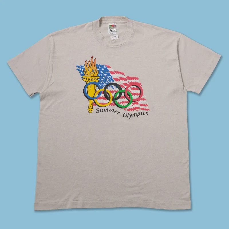 - Air box TSA certified check-inVintage 1996 Summer Olympics T-Shirt XLarge