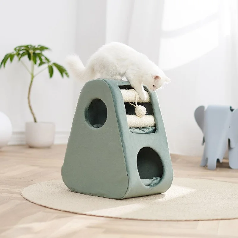 - Pet smart GPS locatorPetsbelle Dune Solid Wood Cat Tree