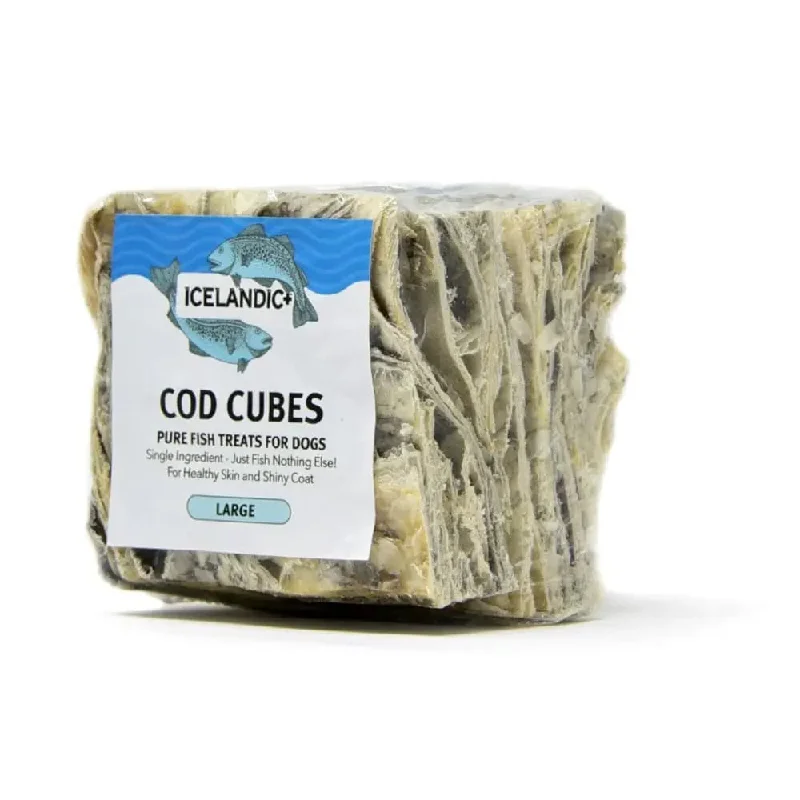  -Non-contact cat thermometerIcelandic+ Large Cod Skin Cube 12 ct Display