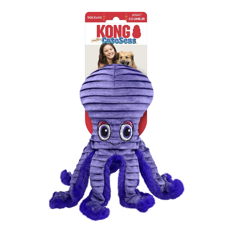 - Cat teasers selectionKong CuteSeas Rufflez Plush Dog Toy