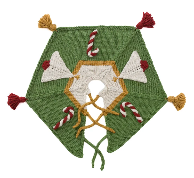 ---Candy Cane Tree Skirt (Knit)