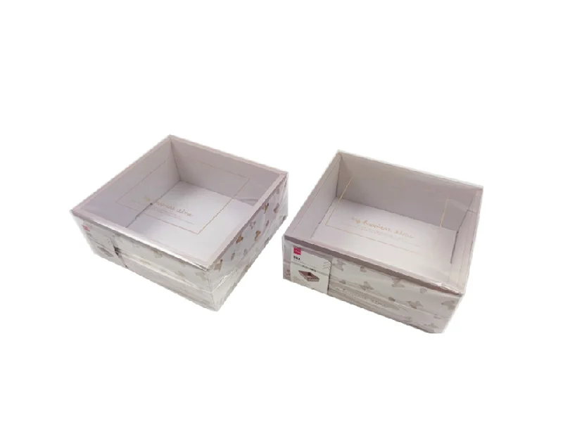 - Degradable pet feces bagBox Embroidery Bear 6.29in x 2.55in x 5.90in