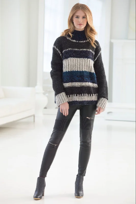  -Anti-scratch scratching board AND cat bed in oneColor Block Sweater (Knit) - Version 1