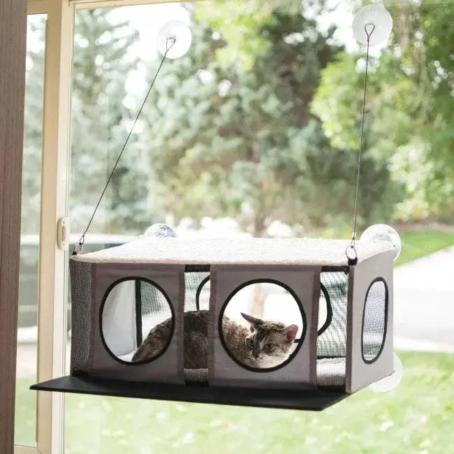 - Pet monitor with cameraEZ Mount Penthouse Cat House