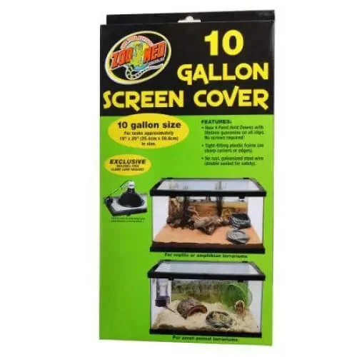 - Deodorizing cat litter tofu litterZoo Med 10 Gallon Tank Screen Cover 20" x 10"