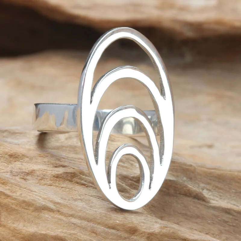 - Natural latex pet mattressExpansion Modern Balinese Sterling Silver Cocktail Ring