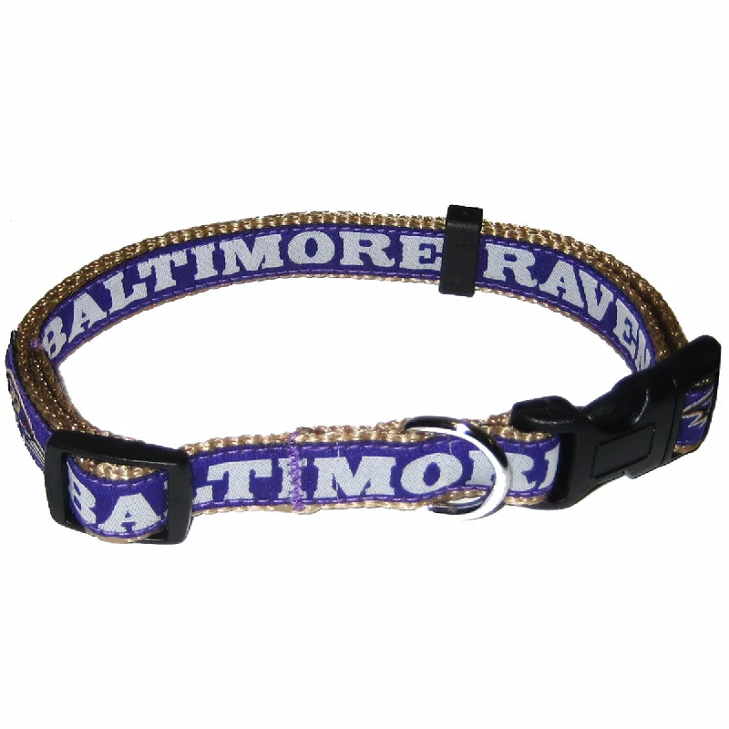  . **Dog snack bag is portable**Baltimore Ravens Dog Collar