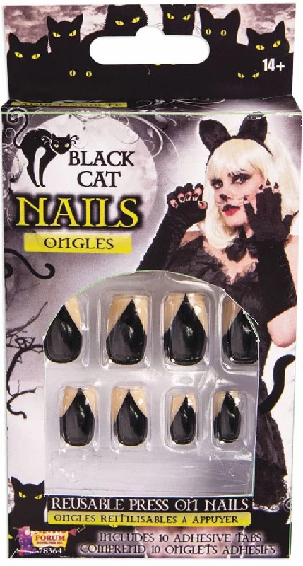 - Cat hair ball removal and hair removal creamHalloween Black Cat Claw Stick On Fake Finger Nails - Cat hair ball removal and hair removal creamHalloween Black Cat Claw Stick On Fake Finger Nails