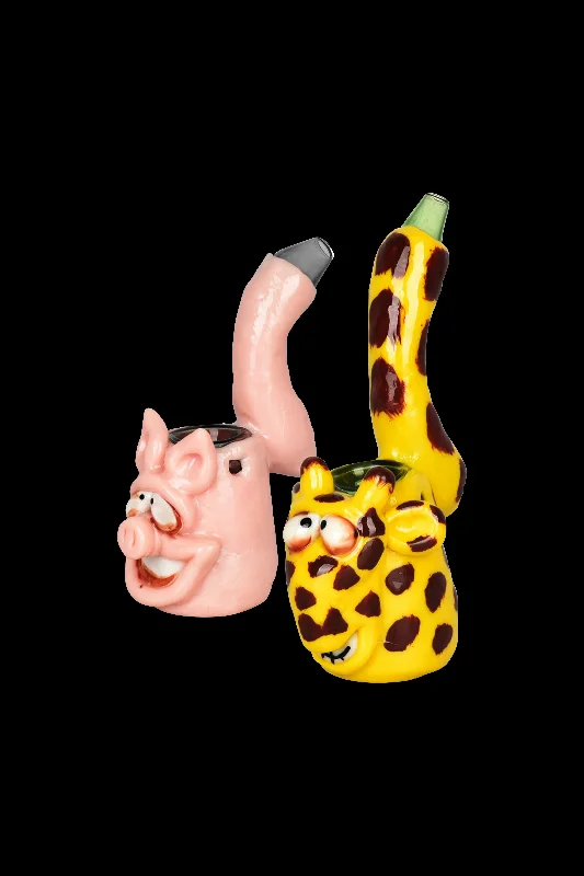  -Explosion-proof leash FOR LARGE dogs3D Painted Stoned Animal Bubbler