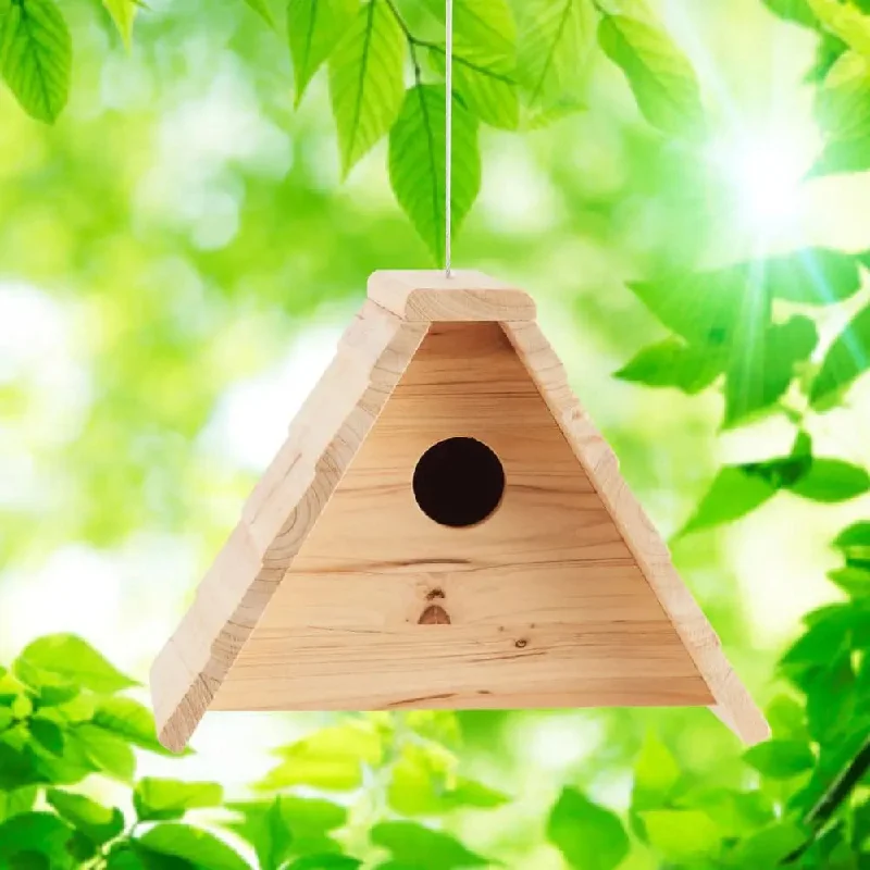 - Cat anti-jump window safety netA-Frame Hanging House