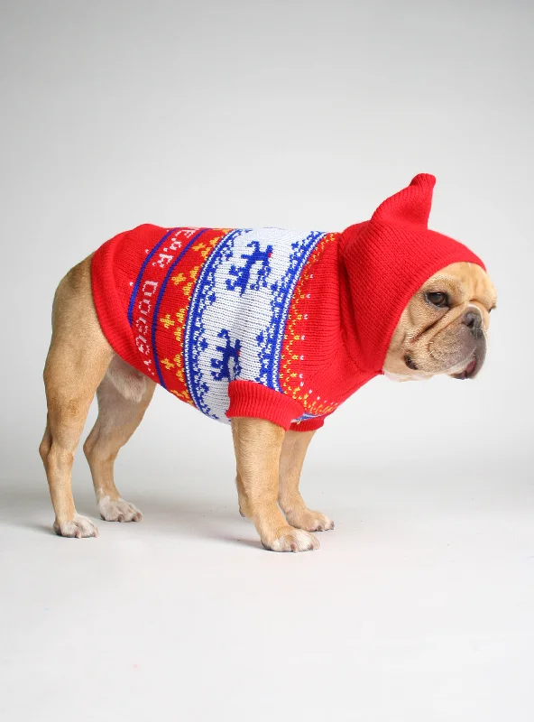 Pet birthday party clothesThe Snowbound Dog Sweater