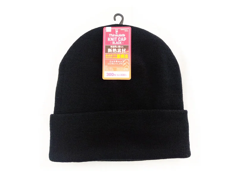 - Rabbit grass rack to prevent waste food boxKnit cap-thinsulate-black-