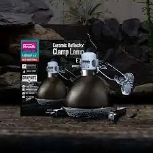 - ​​Christmas pet Christmas clothingArcadia Reptile Graphite Ceramic Reflector Clamp Lamp