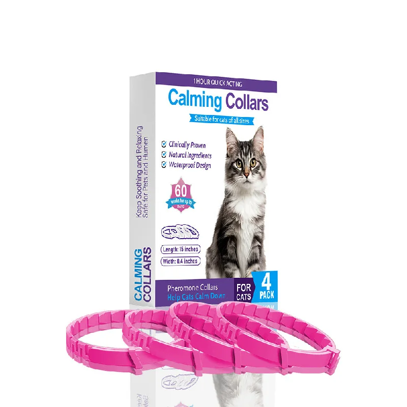 - Pet fence foldable indoorPink Calming Collars for Cats - Natural Anxiety Relief, Adjustable, 4 Pack - Pet fence foldable indoorPink Calming Collars for Cats - Natural Anxiety Relief, Adjustable, 4 Pack
