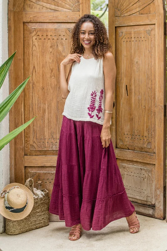 - Postoperative pet anti-licking Elizabethan collarA Day Out in Mulberry Thai Cotton Double Gauze Skirt - Postoperative pet anti-licking Elizabethan collarA Day Out in Mulberry Thai Cotton Double Gauze Skirt