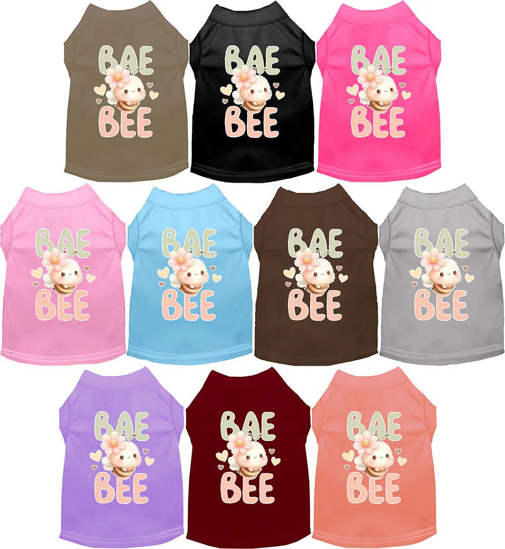 Small dog clothesBaeBee Screen Print Dog Shirt in Many Colors