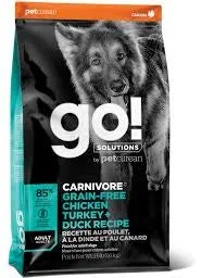  -Chicken-flavored dog foodGo! Dog GF Carnivore Adult