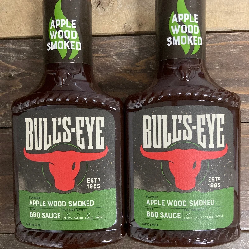 Pet Products2x Bull's-Eye Apple Wood Smoked BBQ Sauce (2x300ml)