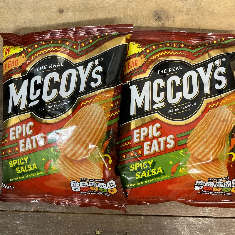 - Cat nail clippers with LED lights6x Mccoy's Epic Eats Spicy Salsa Crisps (6x45g)