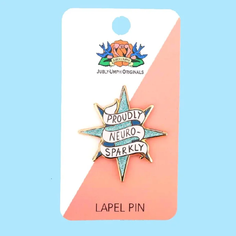 - Teething and chewing toys for puppiesProudly Neuro-Sparkly Lapel Pin