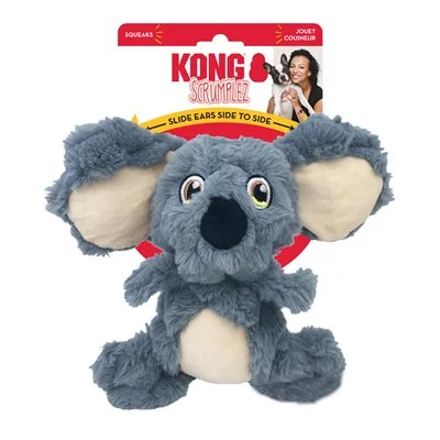 - Natural rubber pet toysKong - Scrumplez - Koala