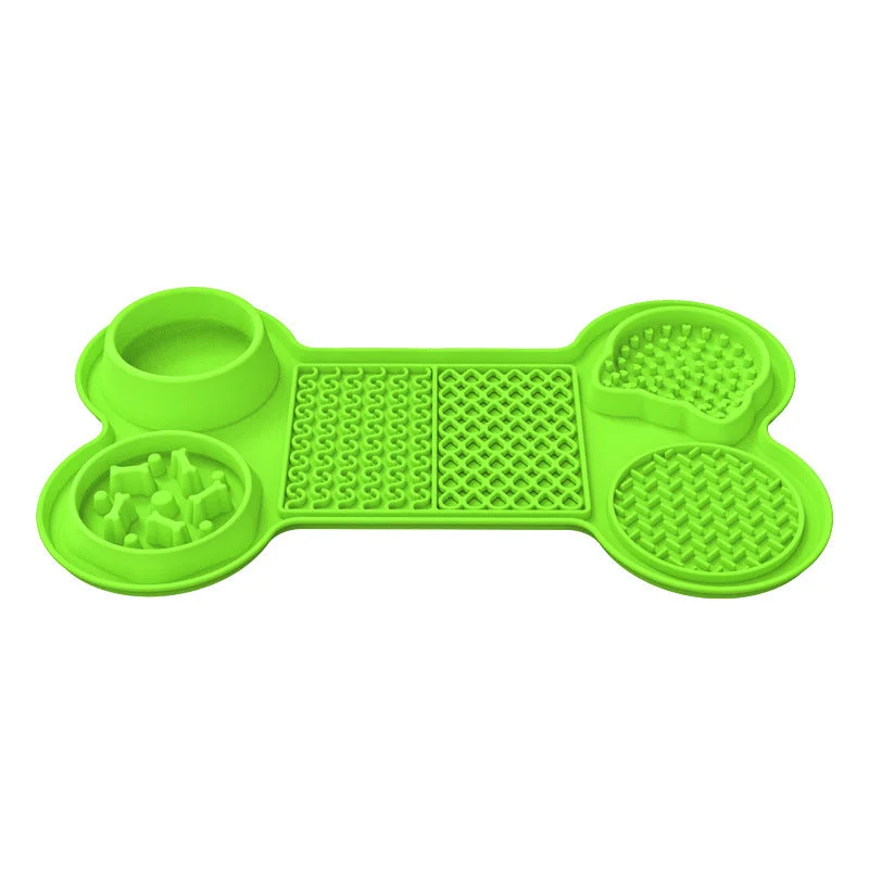 - Dog anti-slip matGreen Silicone Pet Licking Mat Slow Feeder Pad with Strong Suction and Foldable Design, Heat Resistant -40°C to 240°C, for Dogs and Cats - Dog anti-slip matGreen Silicone Pet Licking Mat Slow Feeder Pad with Strong Suction and Foldable Design, Heat Resistant -40°C to 240°C, for Dogs and Cats