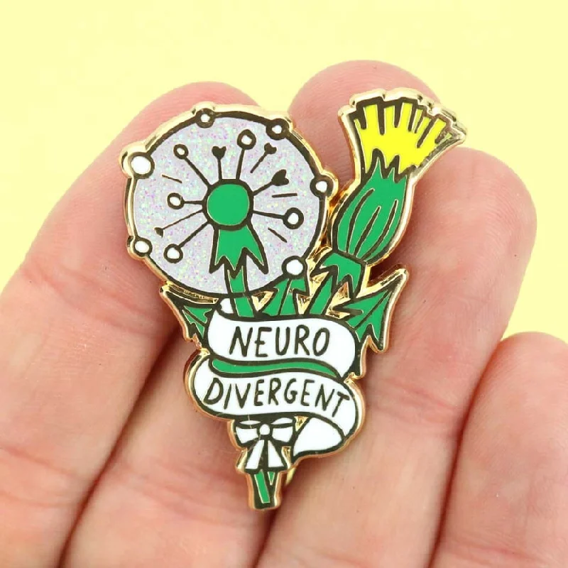 - Pet tear stain cleaning wipesNeurodivergent Dandelion Lapel Pin
